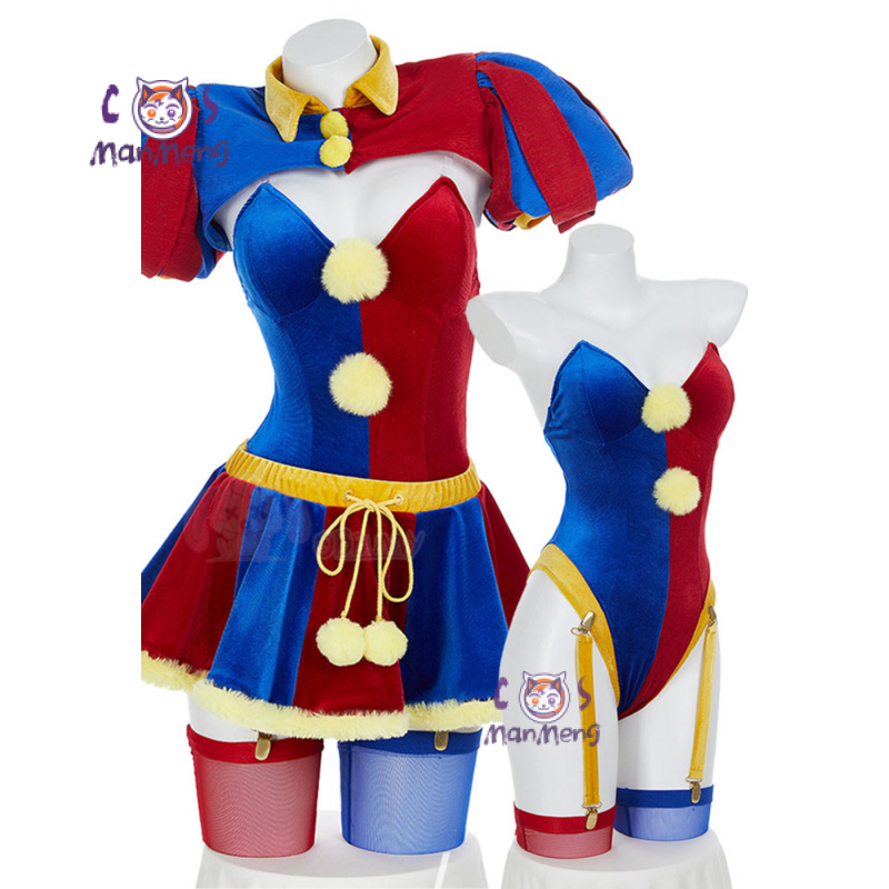 Anime Cosplay Outfits For Women - Anime Amazing joker Girl Digital Circus