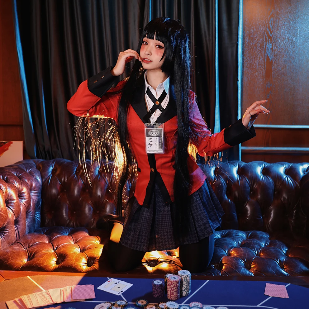 Anime Cosplay Yumeko - Jabami Yumeko Cosplay Costume Kakegurui: Compulsive