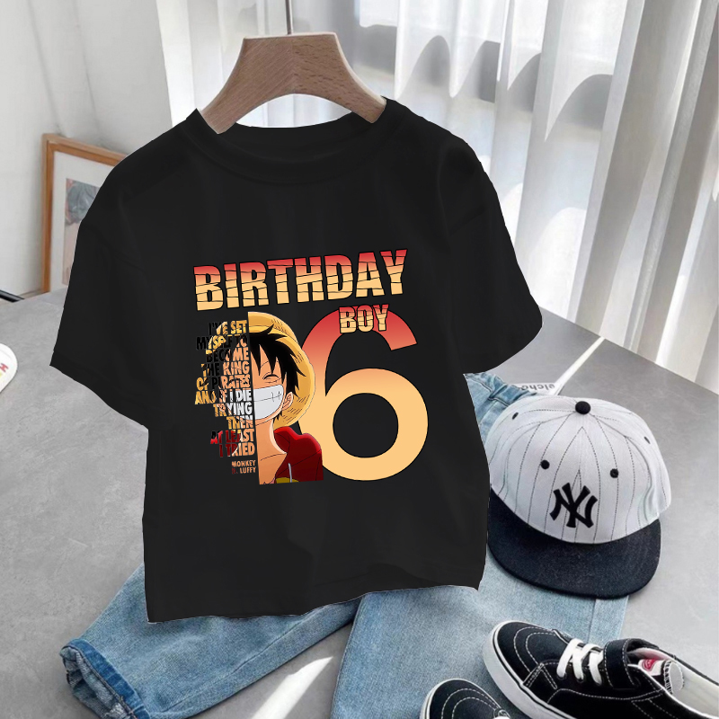 Anime Cosplay Luffy - Anime One Piece Boy Number T