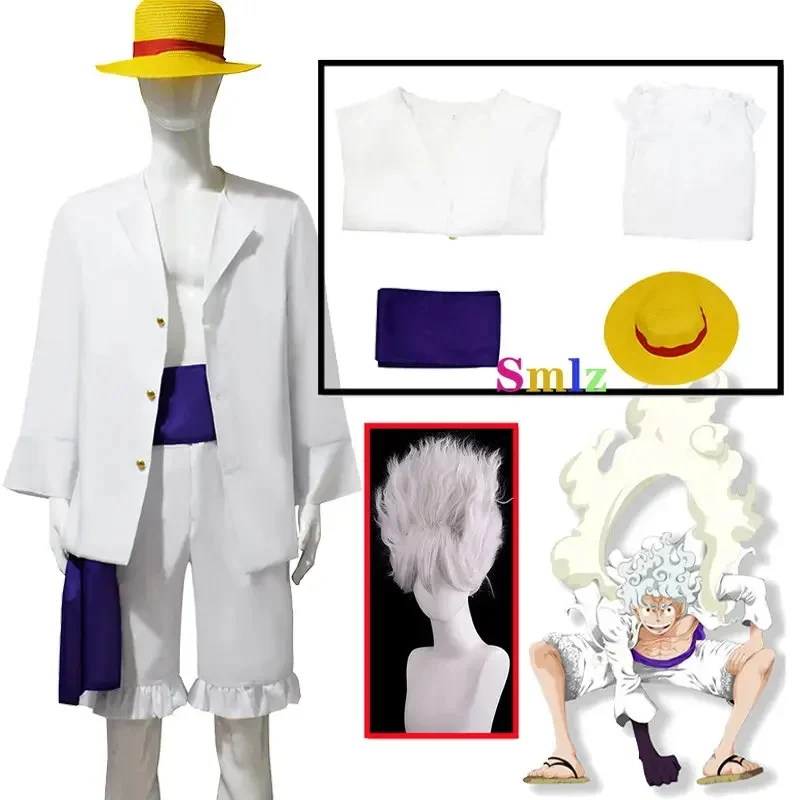 Anime Cosplay Luffy - ❤2026❤ White Luffy cosplay anime gear