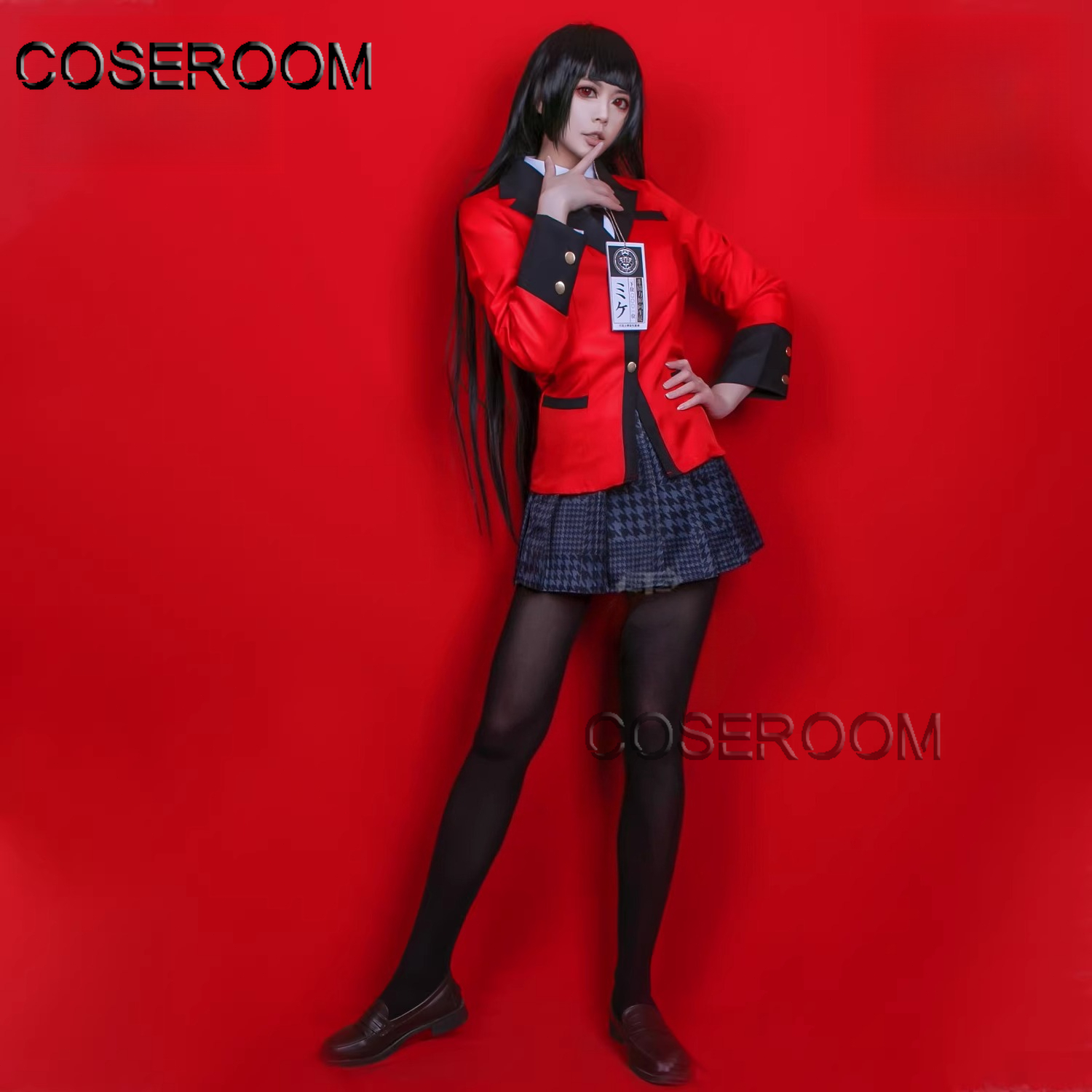 Anime Cosplay Yumeko - Anime Kakegurui Compulsive Gambler Jabami Yumeko
