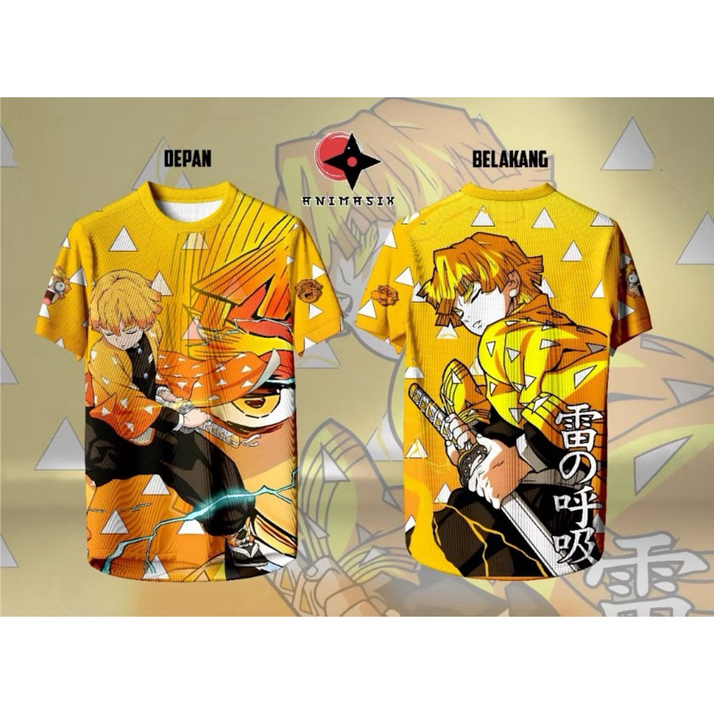 Cosplay Anime Zenitsu - Demon Slayer Zenitsu Agatsuma Thunder Breathing