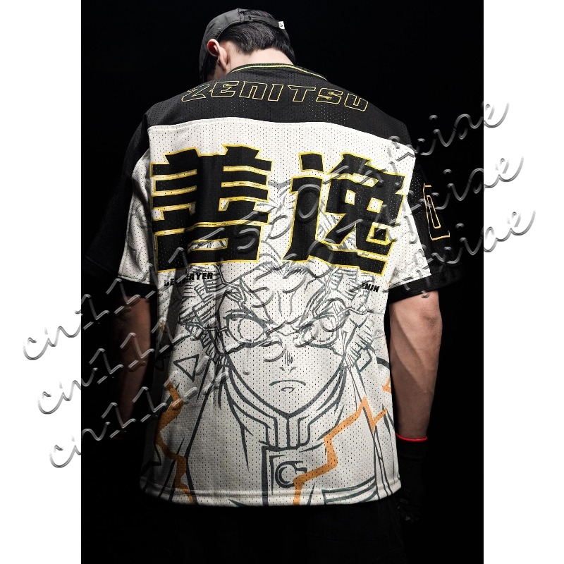 Cosplay Anime Zenitsu - New Demon Slayer Agatsuma Zenitsu Kanji