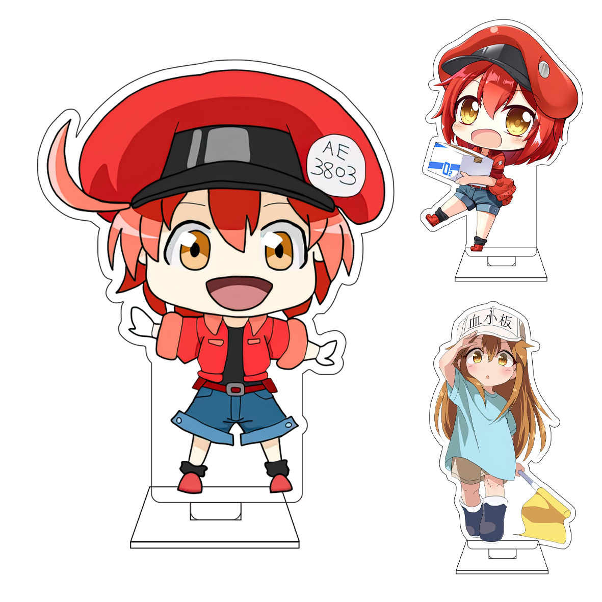 Anime Cosplay Red - 10CM Anime Cells at Work! Cosplay