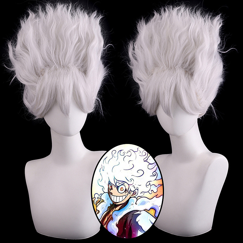 Anime Cosplay Luffy - Anime White Luffy cosplay gear 5