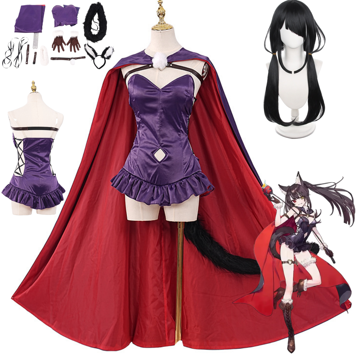 Anime Cosplay Live - Anime DATE A LIVE Tokisaki Kurumi