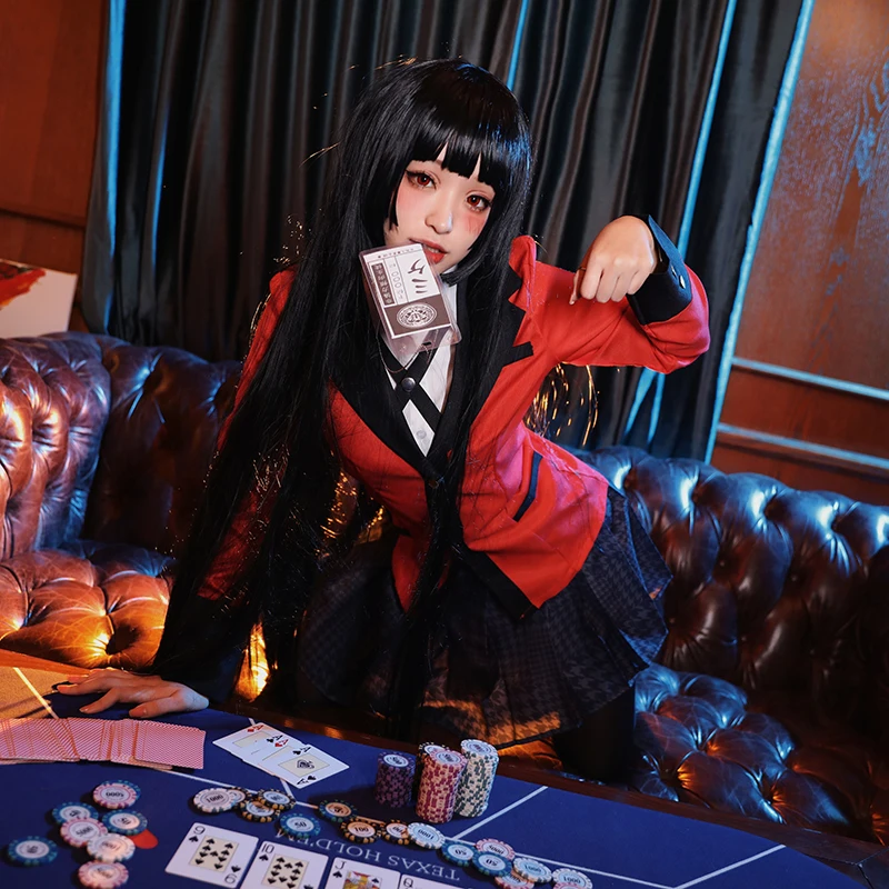 Jabami Yumeko Cosplay Costume  - Anime Cosplay Yumeko incelemesi ve fiyatı