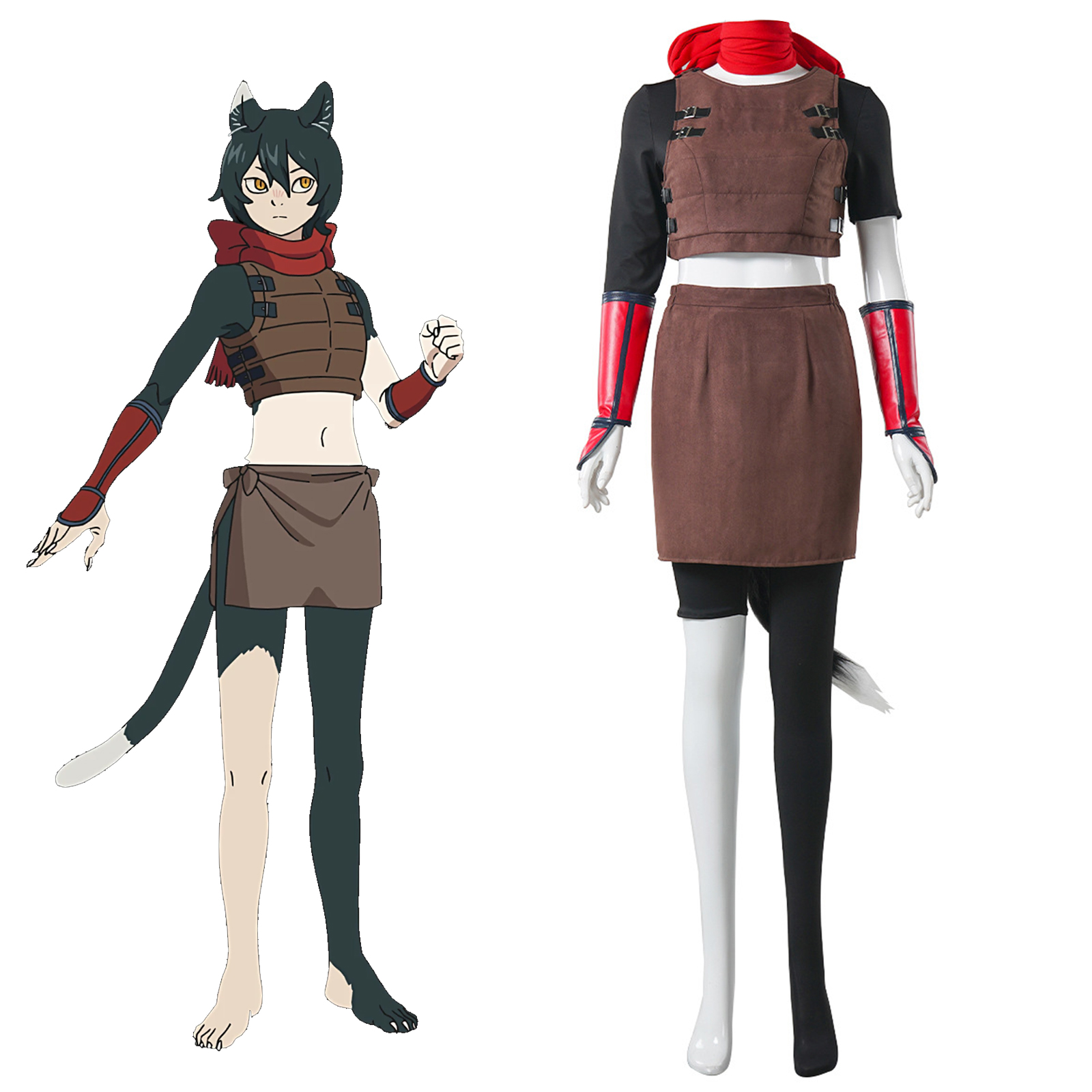 Dungeon Meshi Izutsumi Cosplay - Anime Cosplay Outfit Girl incelemesi ve fiyatı