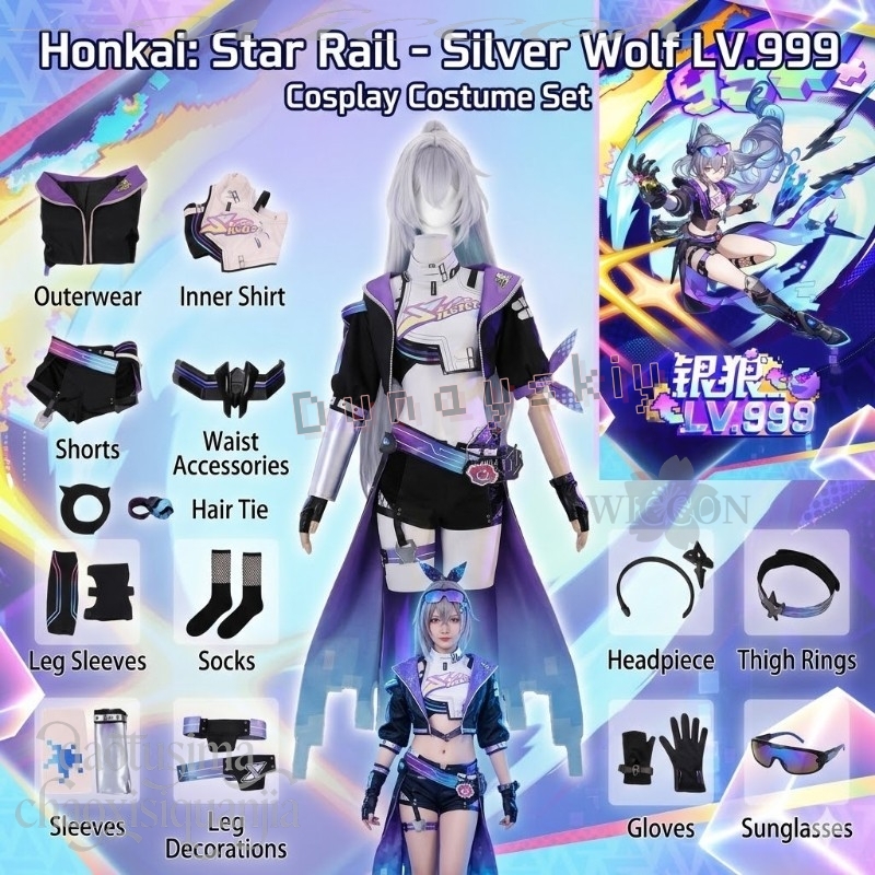 Anime Game Honkai：Star Rail Co - Anime Cosplay Bikini incelemesi ve fiyatı