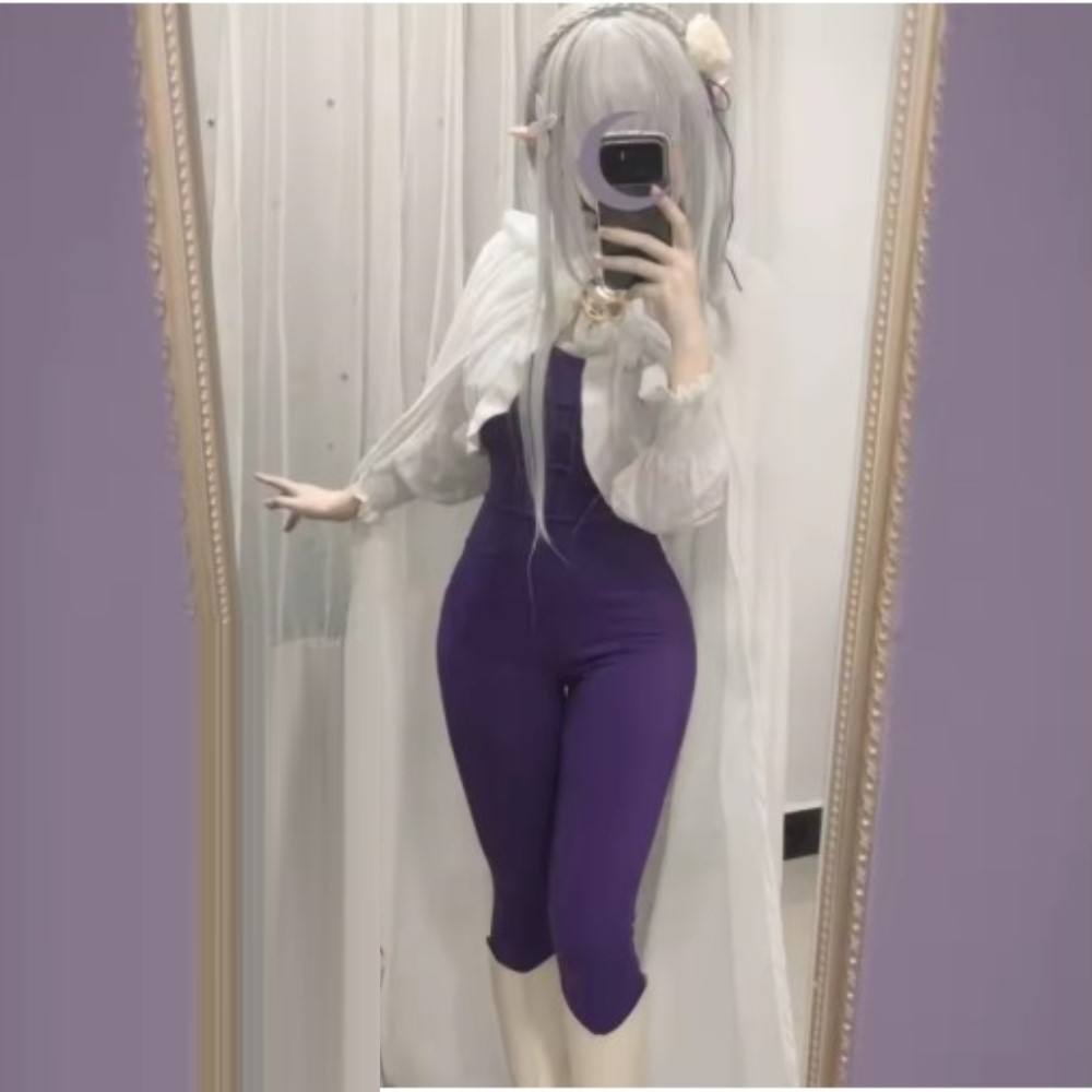 NEW Emilia Rezero Cosplay Cost - Anime Cosplay Live incelemesi ve fiyatı