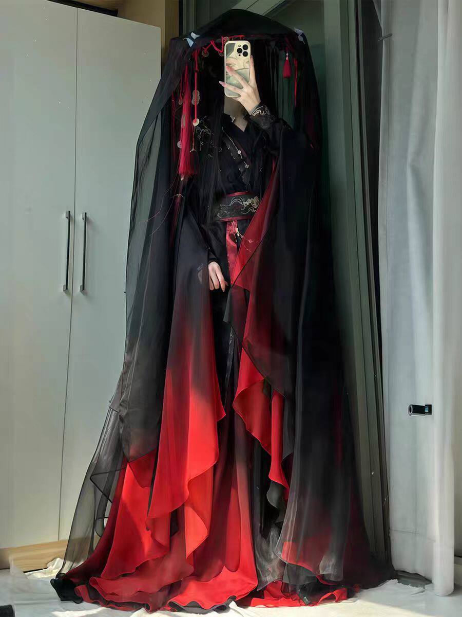 Unisex Ancient Chinese Xianxia - Anime Cosplay Red incelemesi ve fiyatı