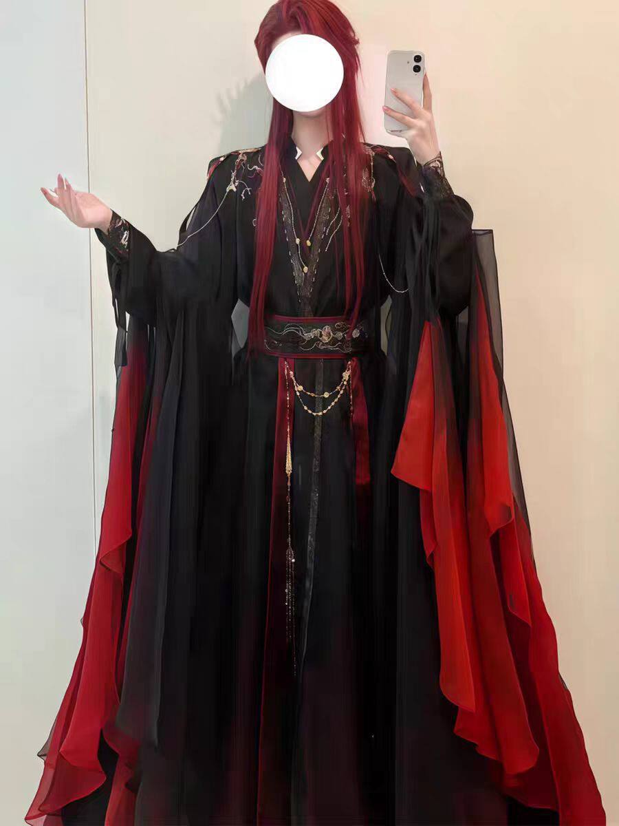 Unisex Ancient Chinese Xianxia - Anime Cosplay Red incelemesi ve fiyatı