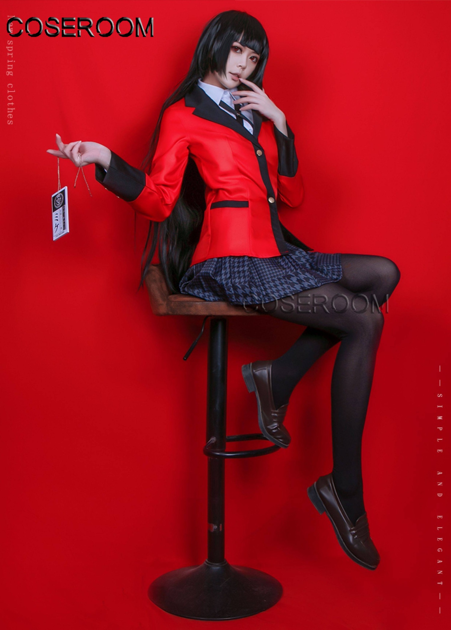 Anime Kakegurui Compulsive Gam - Anime Cosplay Yumeko incelemesi ve fiyatı