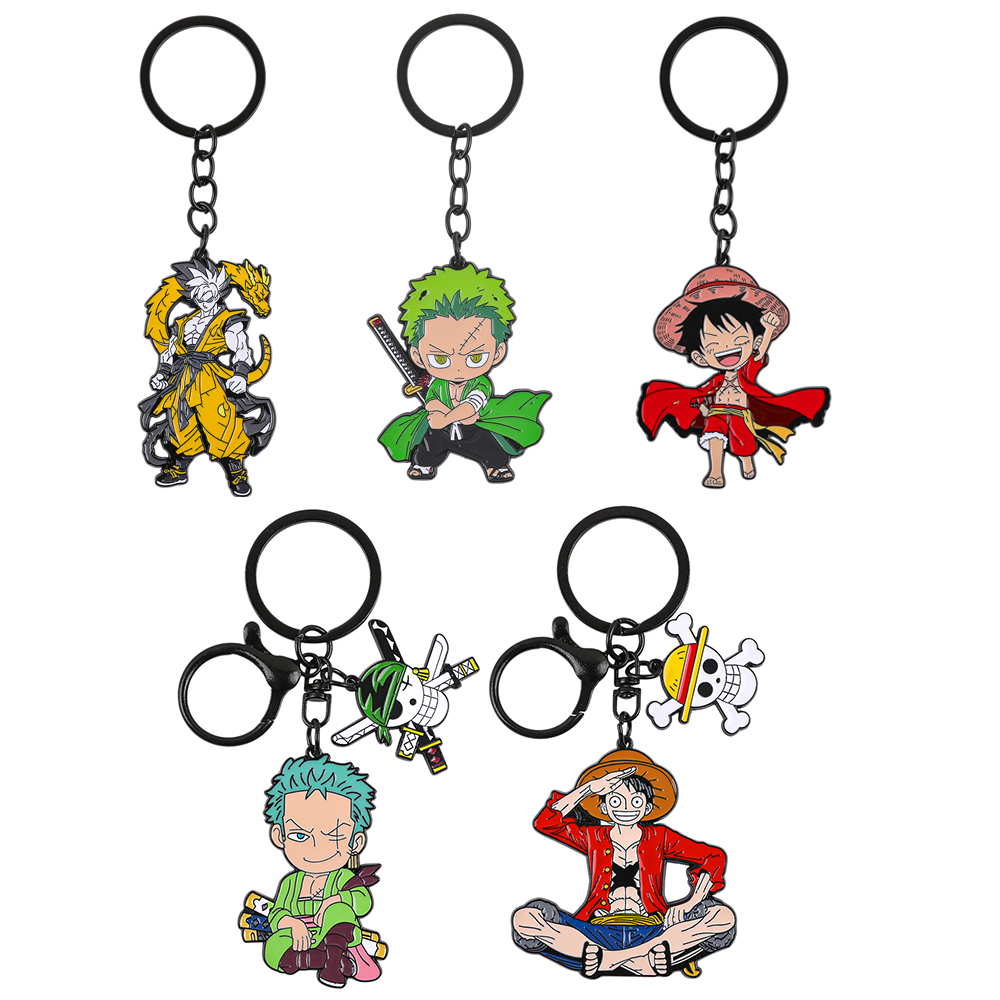 One Piece Anime Keychain Set - - Anime Cosplay Luffy incelemesi ve fiyatı