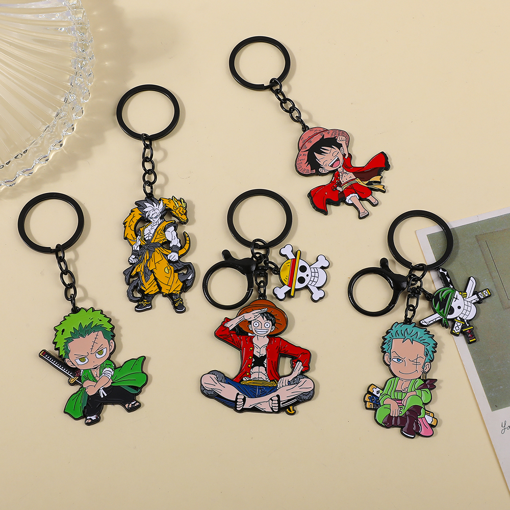 One Piece Anime Keychain Set - - Anime Cosplay Luffy incelemesi ve fiyatı