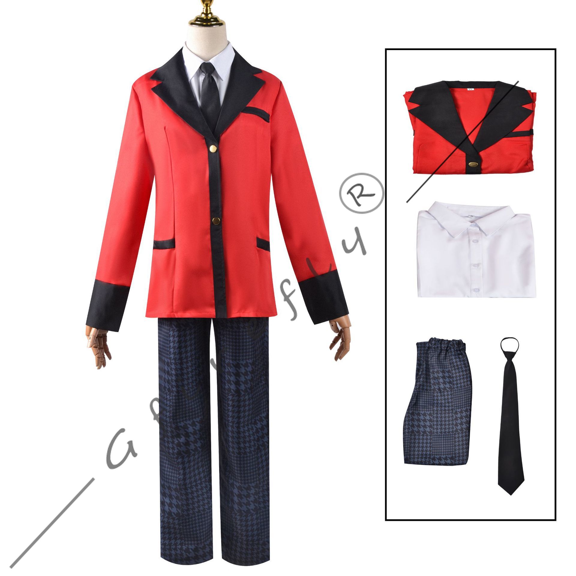 Kakegurui Cosplay Costume Jyab - Anime Cosplay Yumeko incelemesi ve fiyatı