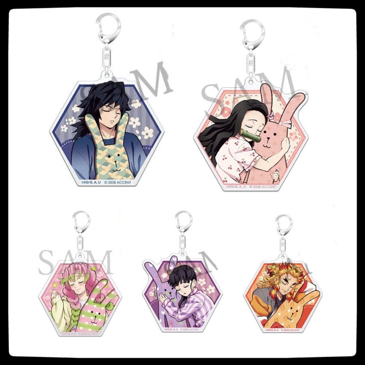 demon slayer acrylic keychain  - Cosplay Anime Zenitsu incelemesi ve fiyatı
