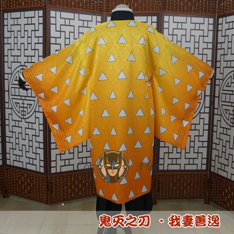 Demon Slayer Cosplay Costume A - Cosplay Anime Zenitsu incelemesi ve fiyatı