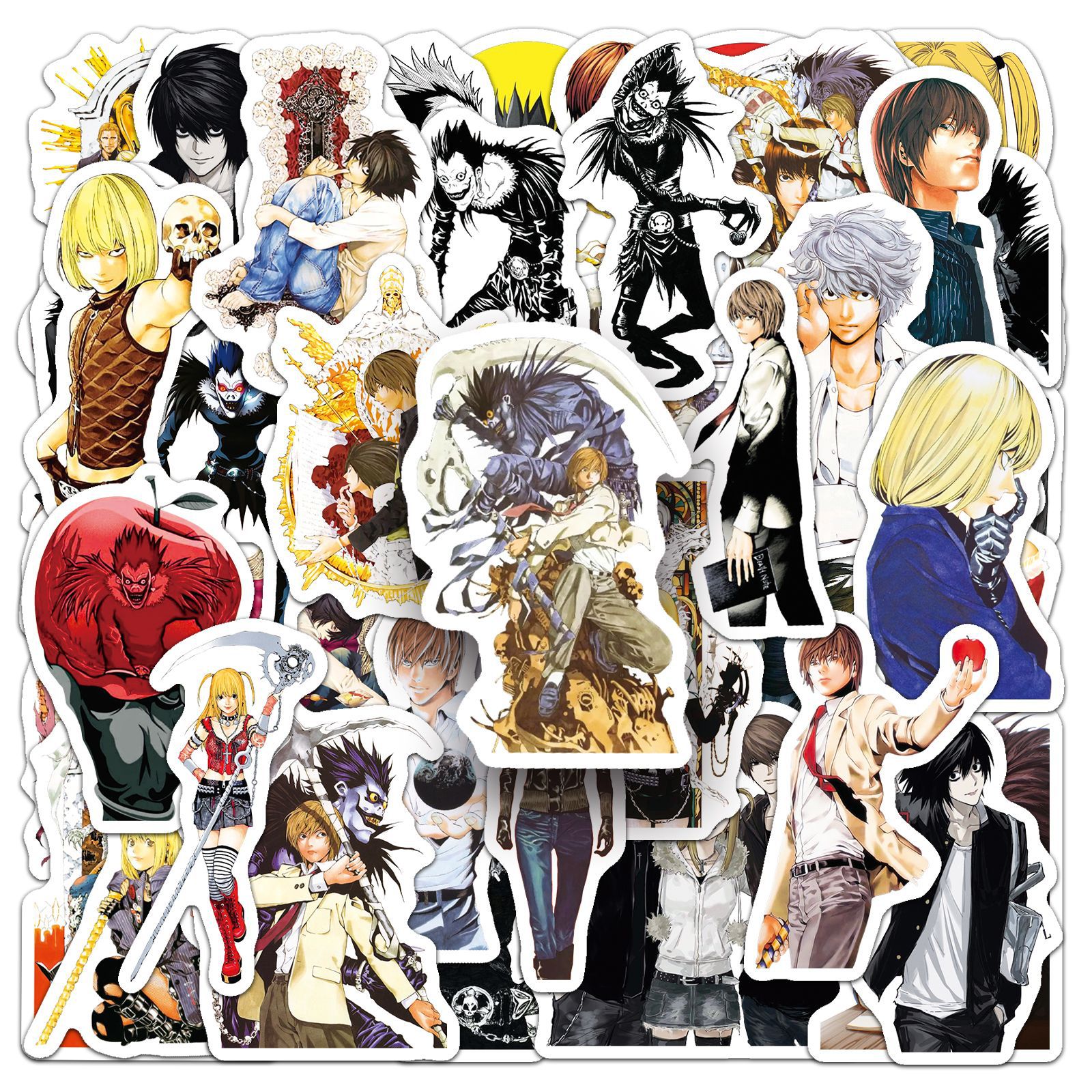 50PCS Death Note Stickers Yaga - Death Note Replica incelemesi ve fiyatı