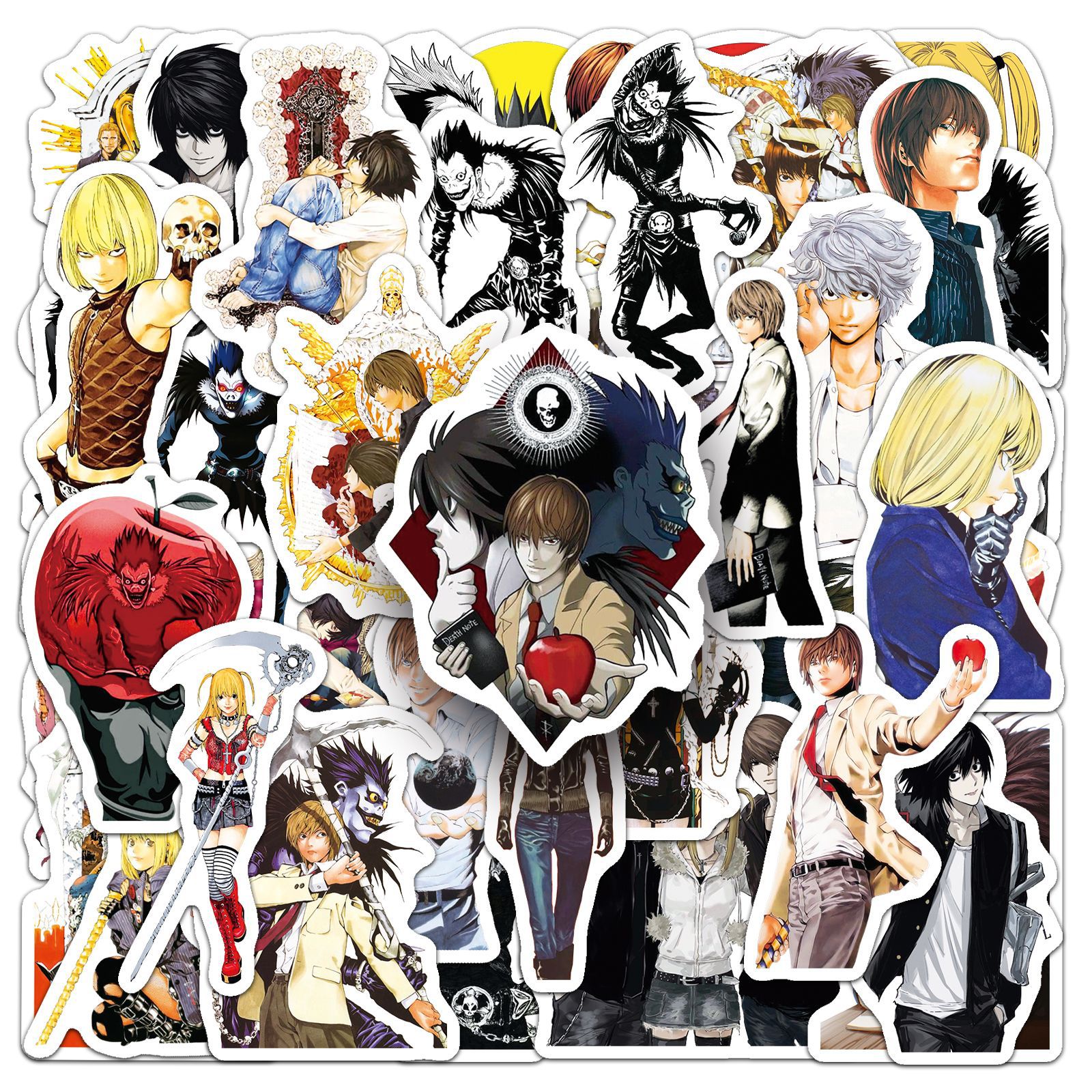 50PCS Death Note Stickers Yaga - Death Note Replica incelemesi ve fiyatı