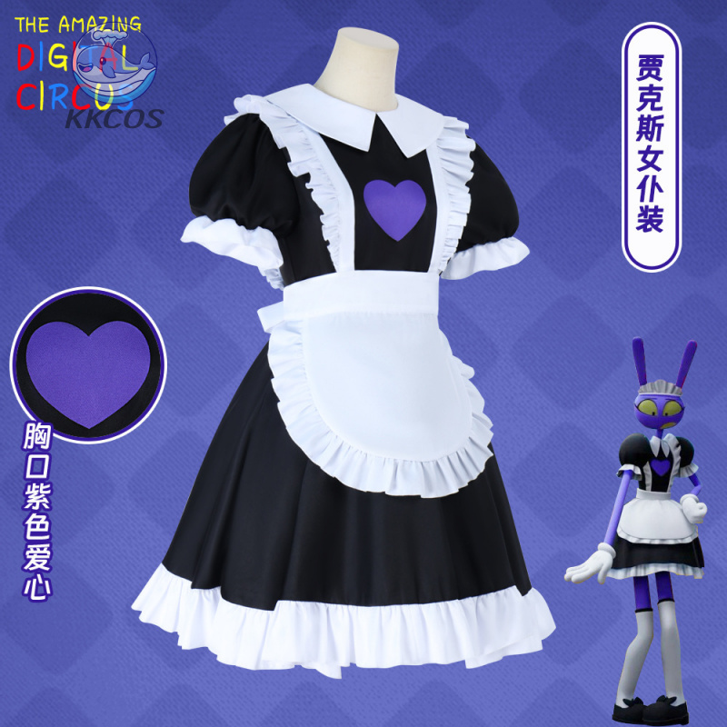 Anime Jax Maid Digital Circus  - Anime Cosplay Outfit Girl incelemesi ve fiyatı