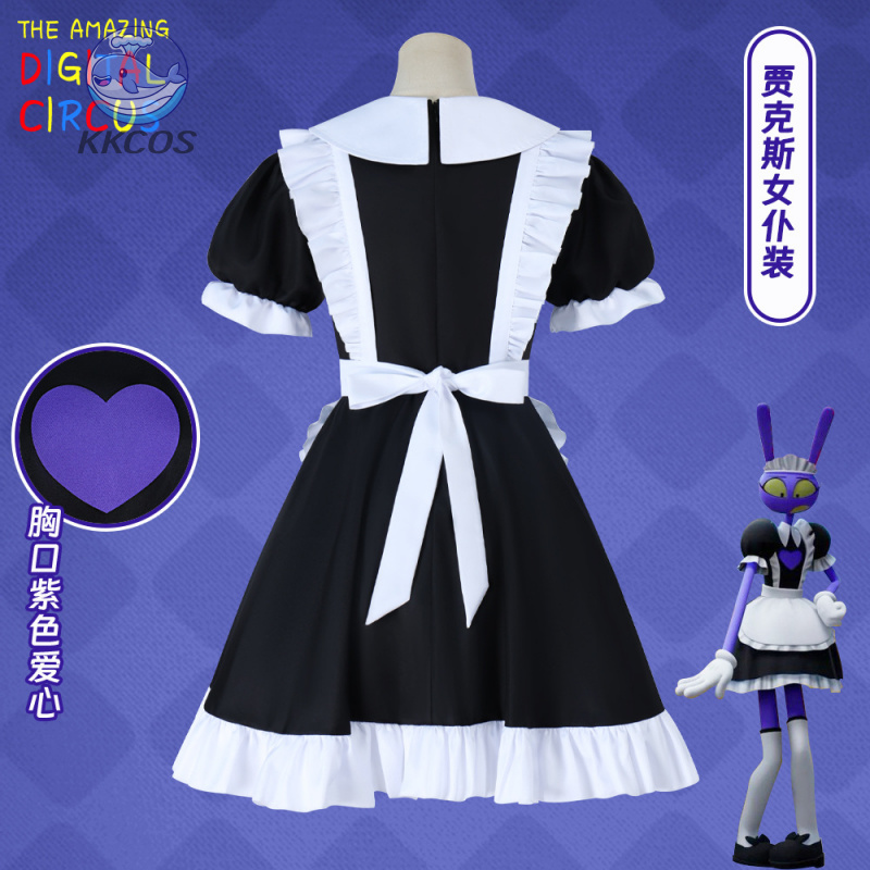 Anime Jax Maid Digital Circus  - Anime Cosplay Outfit Girl incelemesi ve fiyatı