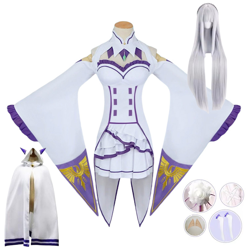 Emilia Cosplay Re Life in a di - Anime Cosplay Live incelemesi ve fiyatı