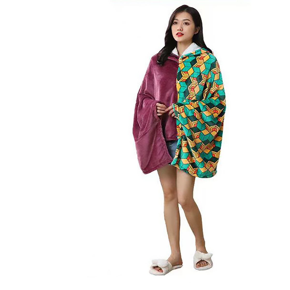 Yaiba Blanket Cloak Cosplay Co - Cosplay Anime Zenitsu incelemesi ve fiyatı