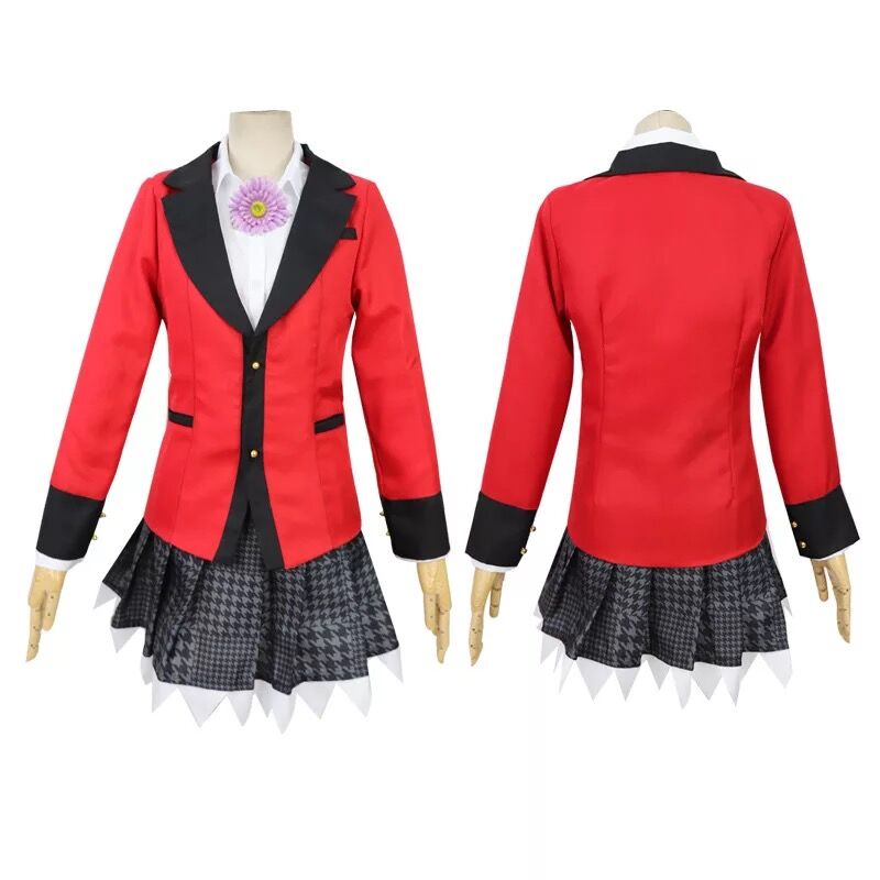 Anime Kakegurui Yumeko Costume - Anime Cosplay Yumeko incelemesi ve fiyatı