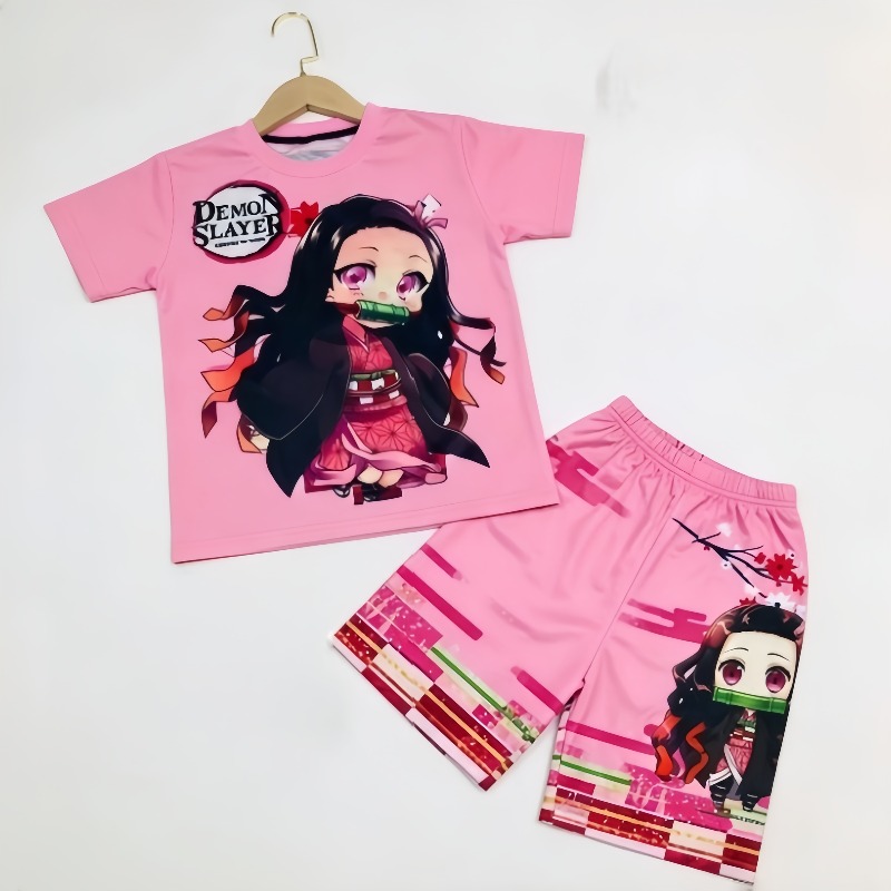 Demon Slayer Kids T-shirt Shor - Cosplay Anime Zenitsu incelemesi ve fiyatı