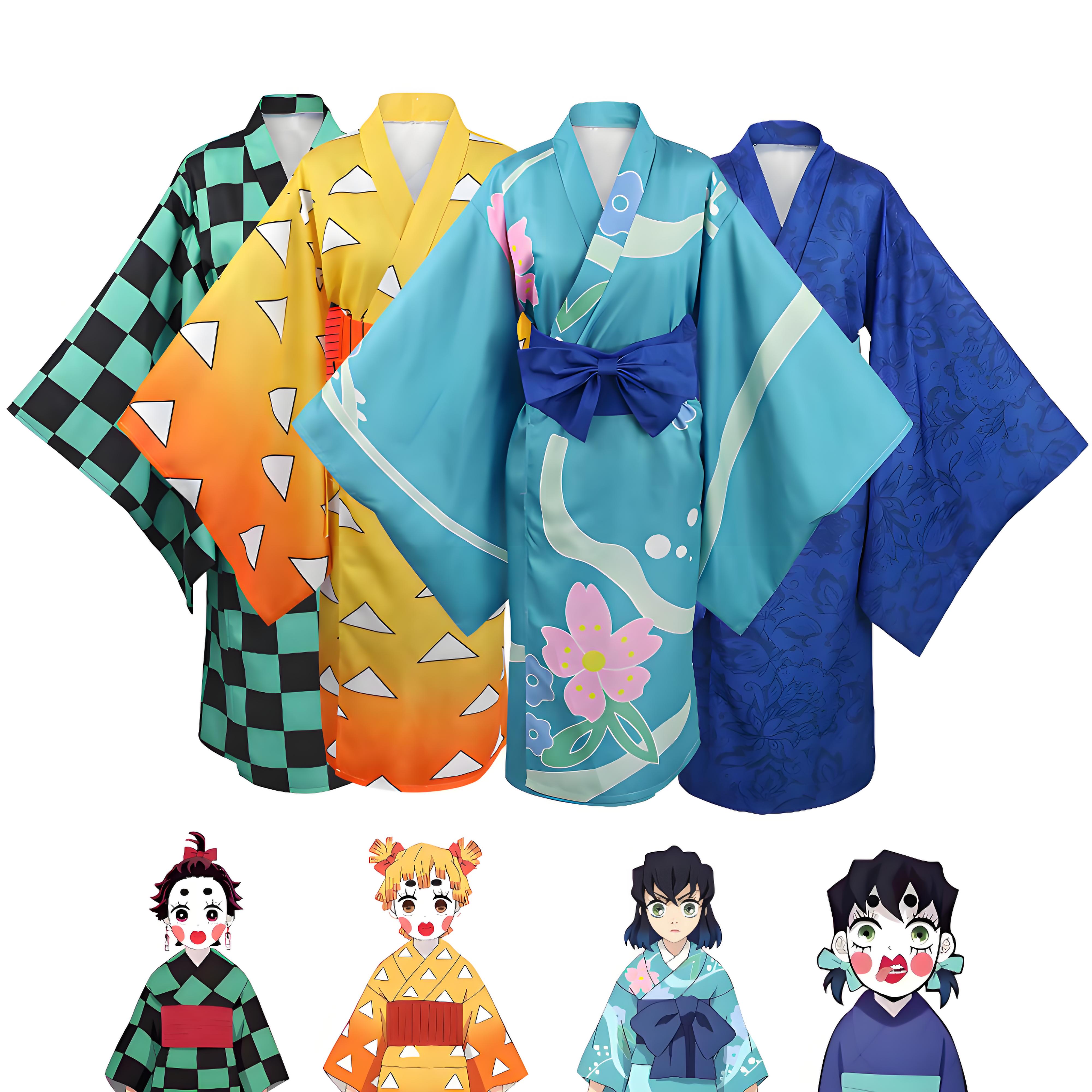 Agatsuma Zenitsu Kimono Anime  - Cosplay Anime Zenitsu incelemesi ve fiyatı