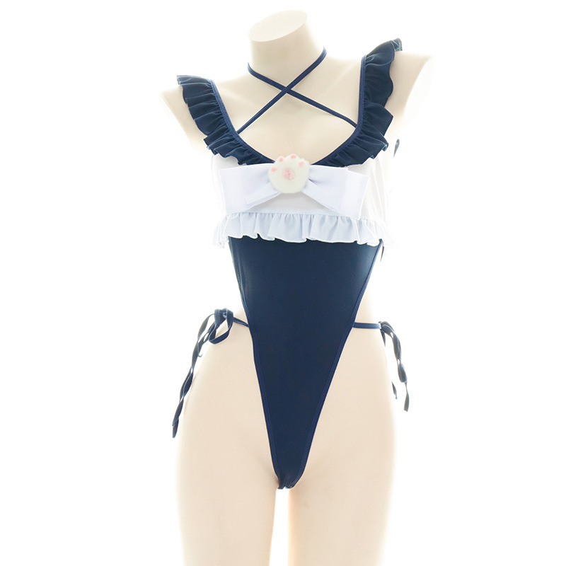Cute Ruffled Edge One Piece Sw - Anime Cosplay Bikini incelemesi ve fiyatı