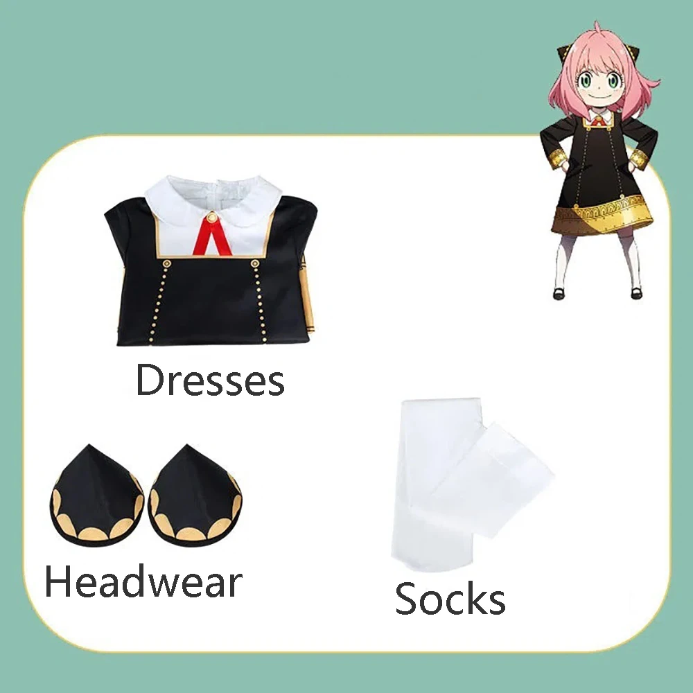 Anime SPY X FAMILY Anya Cospla - Spy Family Outfit incelemesi ve fiyatı