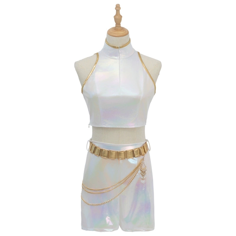 Cosplay Costume PU Leather Whi - Anime Cosplay Outfit Girl incelemesi ve fiyatı