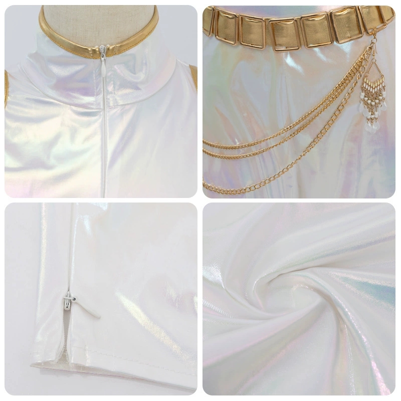 Cosplay Costume PU Leather Whi - Anime Cosplay Outfit Girl incelemesi ve fiyatı