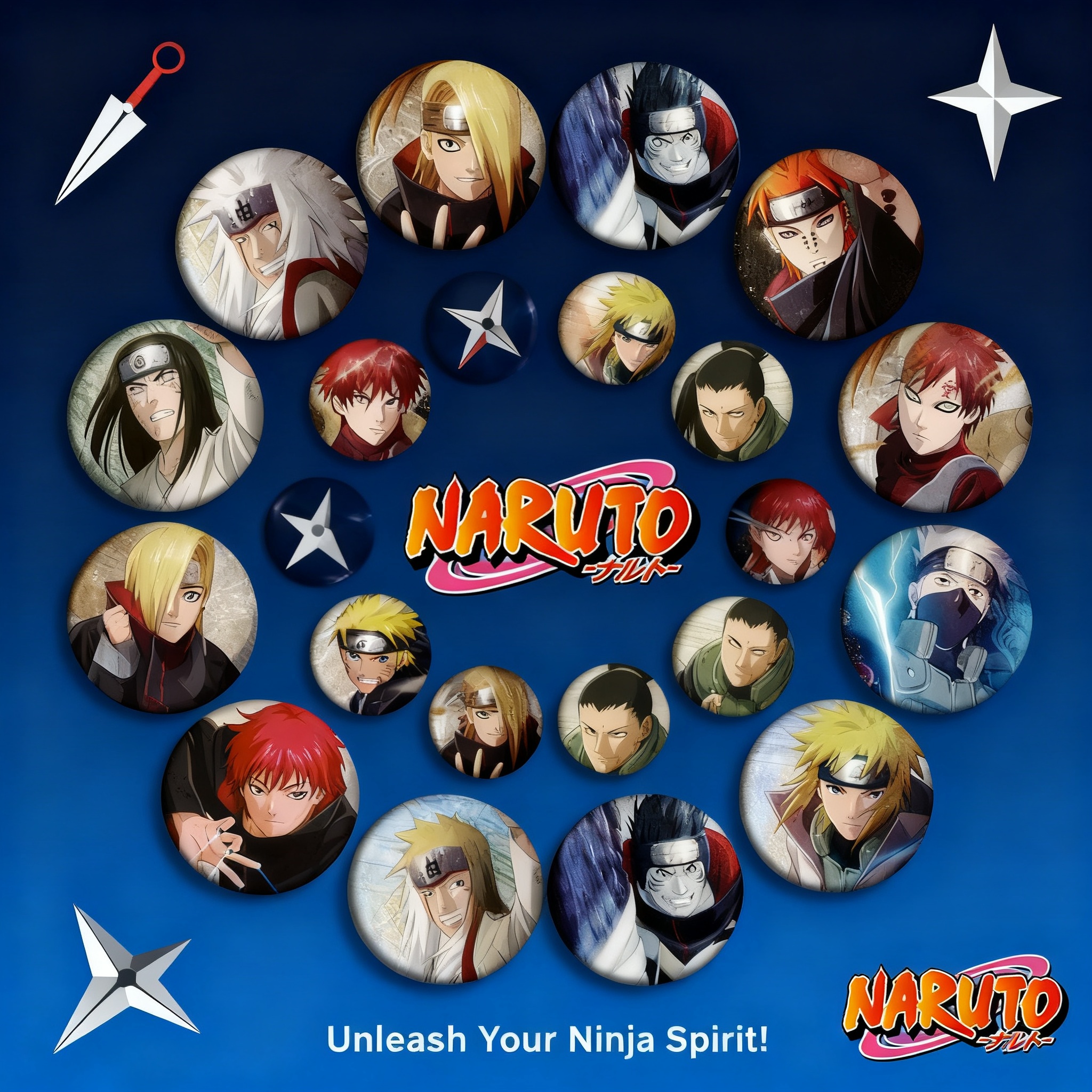 Naruto Anime Badge Pin 58mm Sa - Anime Cosplay Naruto incelemesi ve fiyatı