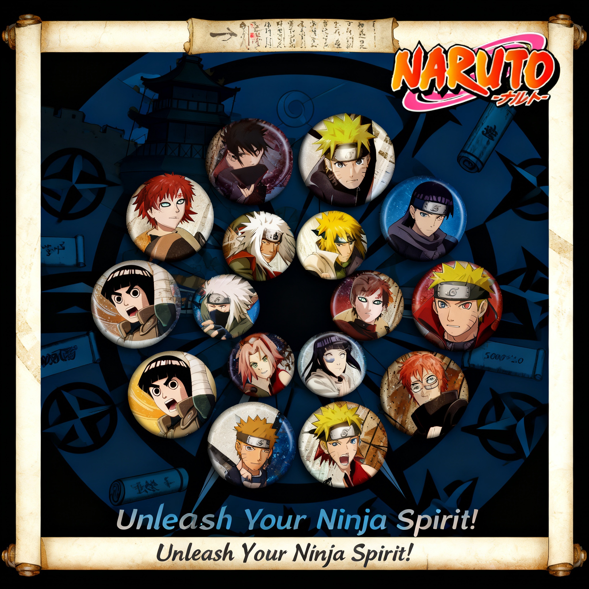 Naruto Anime Badge Pin 58mm Sa - Anime Cosplay Naruto incelemesi ve fiyatı