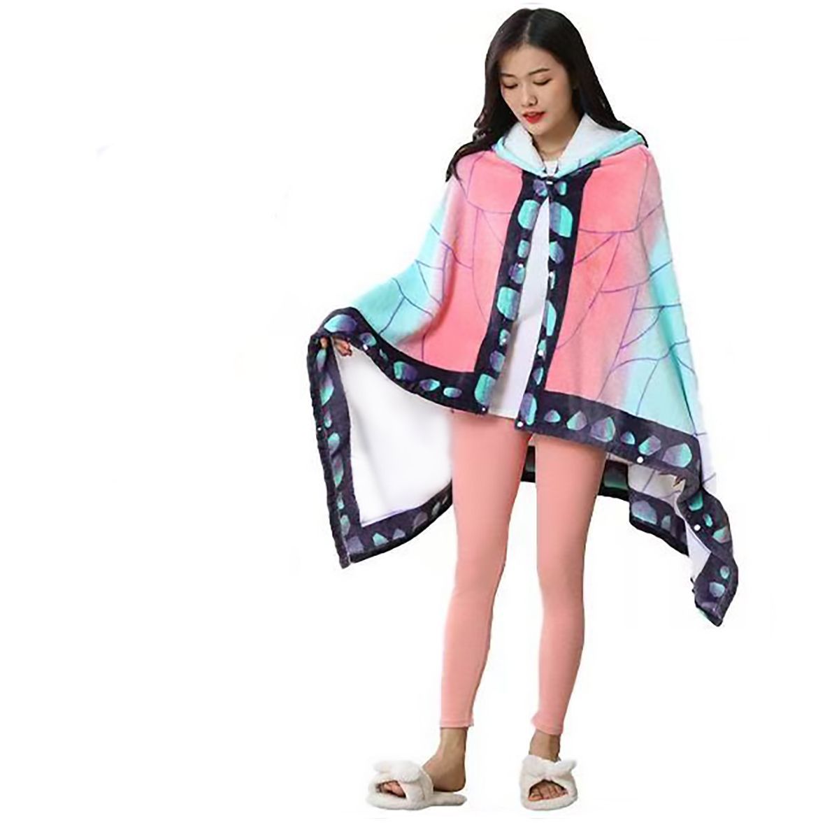 Anime Flannel Blanket Hoodie S - Cosplay Anime Zenitsu incelemesi ve fiyatı