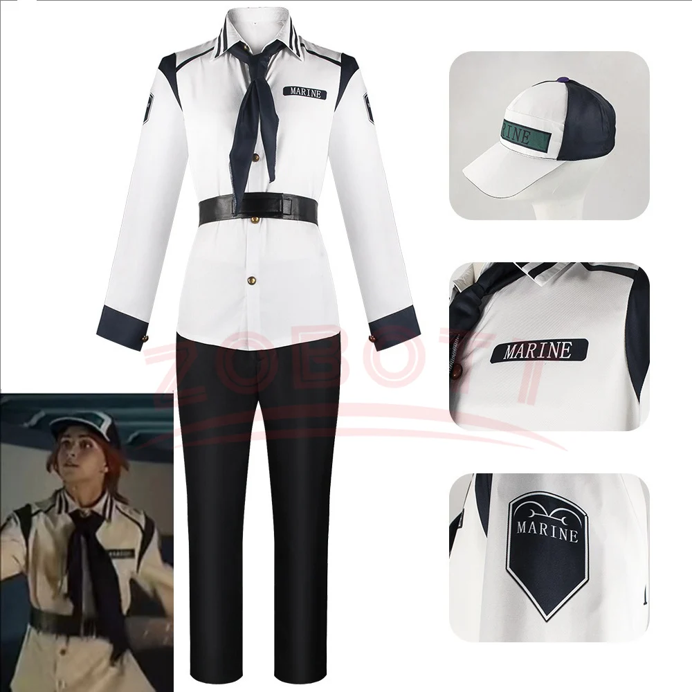 Navy Cosplay Fantasia Hat Suit - Live Action Anime Cosplay incelemesi ve fiyatı