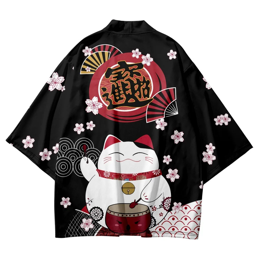 Japanese Cat Print Cosplay Hao - Asian Cosplay Anime incelemesi ve fiyatı