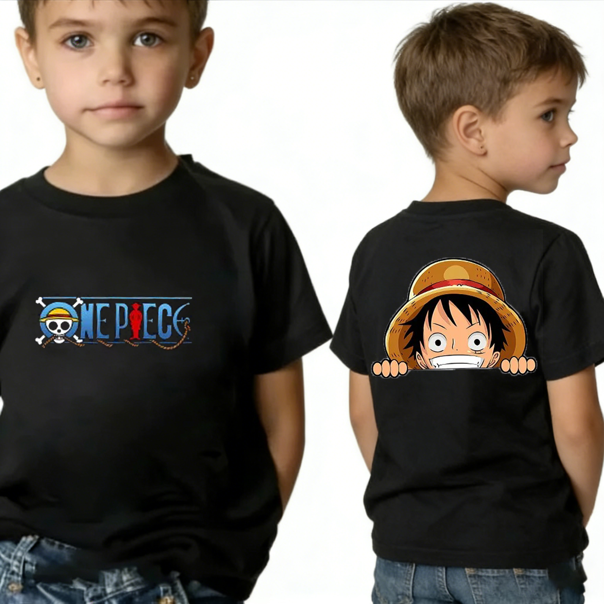 One Piece Boy's Girl's T Shirt - Anime Cosplay Luffy incelemesi ve fiyatı
