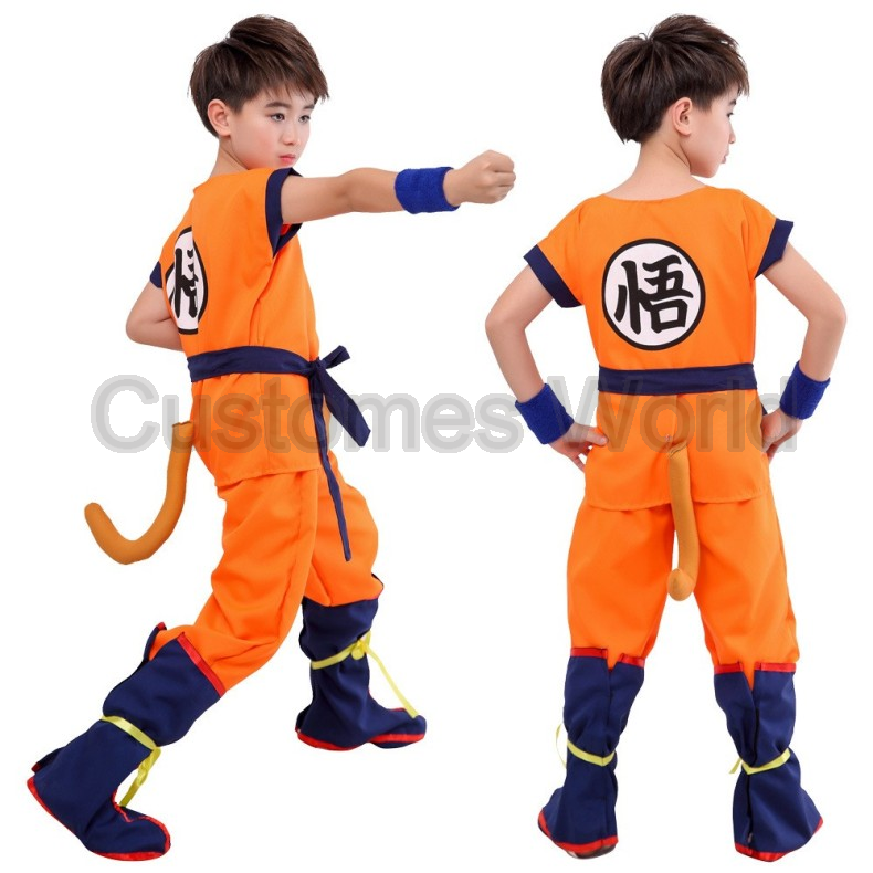 Boys Girls Halloween Son Goku  - Anime Cosplay Outfit Girl incelemesi ve fiyatı