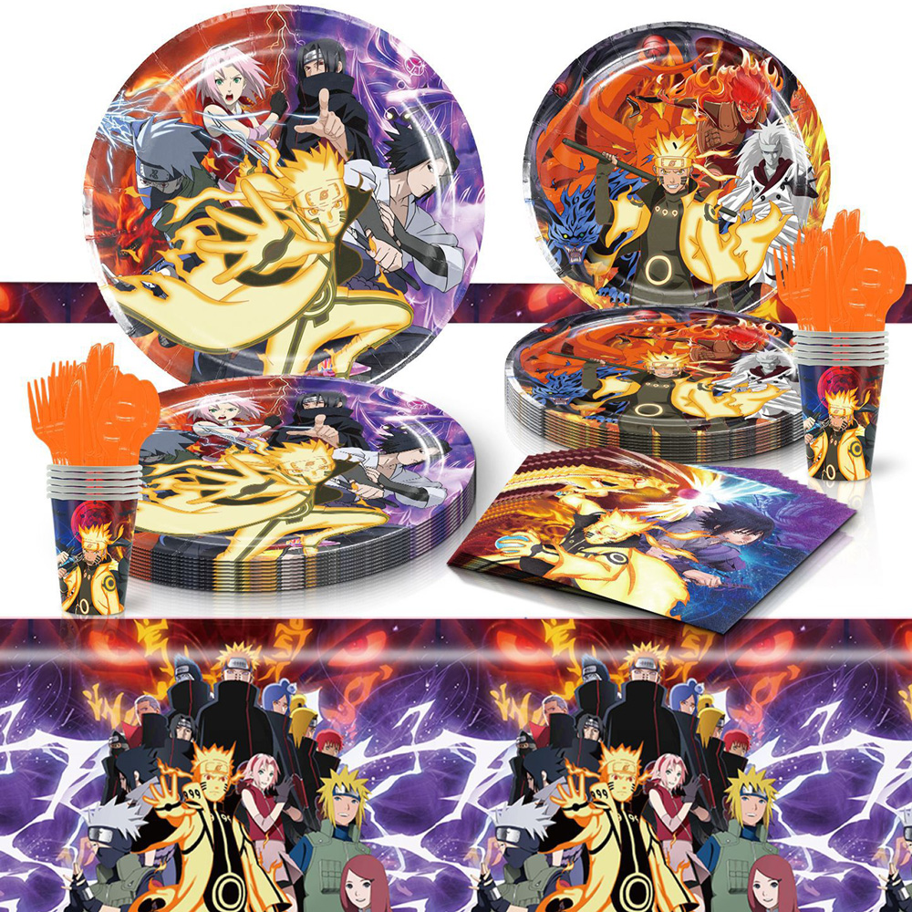 Naruto Birthday Party Supplies - Anime Cosplay Naruto incelemesi ve fiyatı
