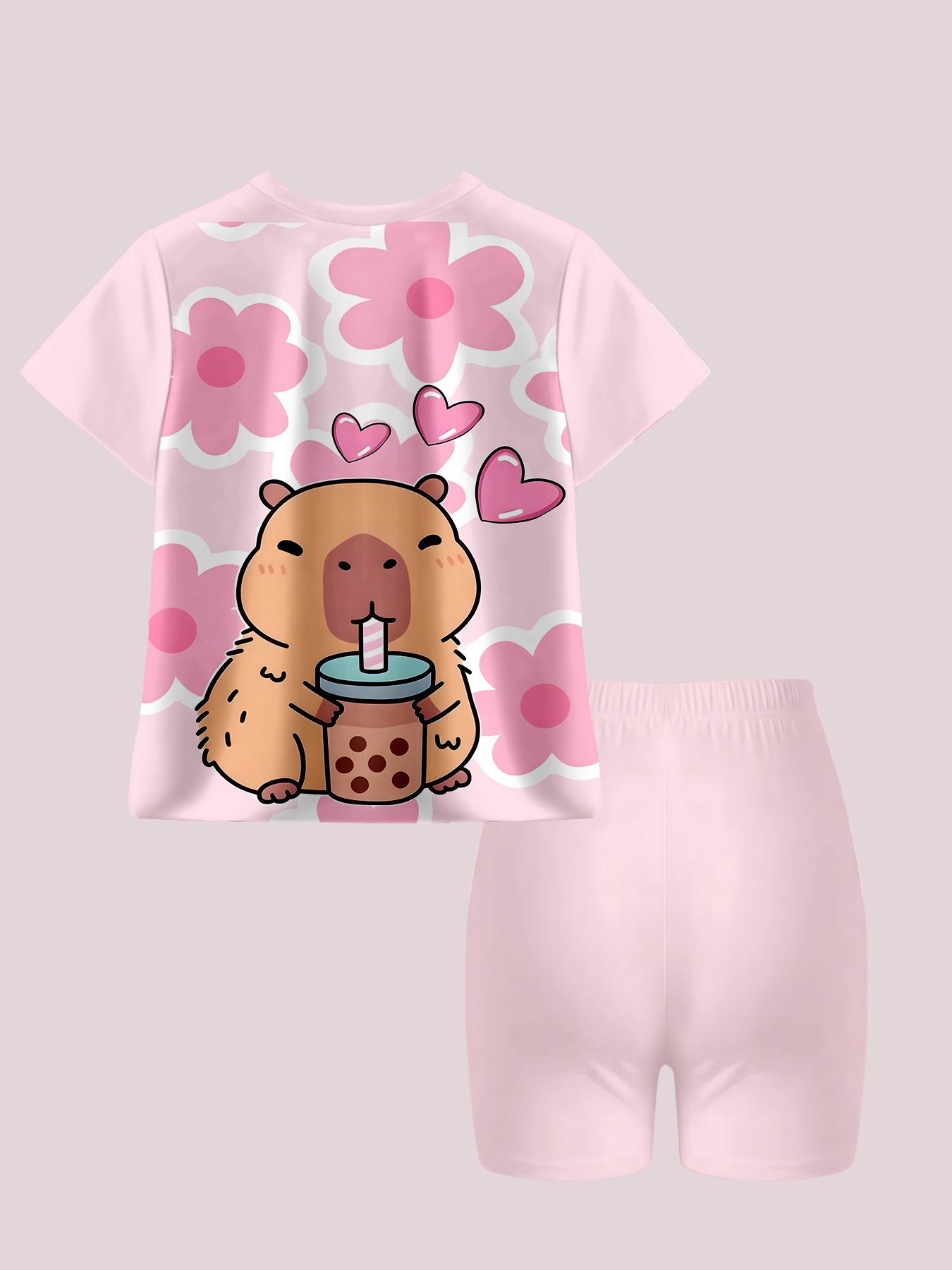 Kawaii Capybara Print Kids Paj - Spy Family Outfit incelemesi ve fiyatı