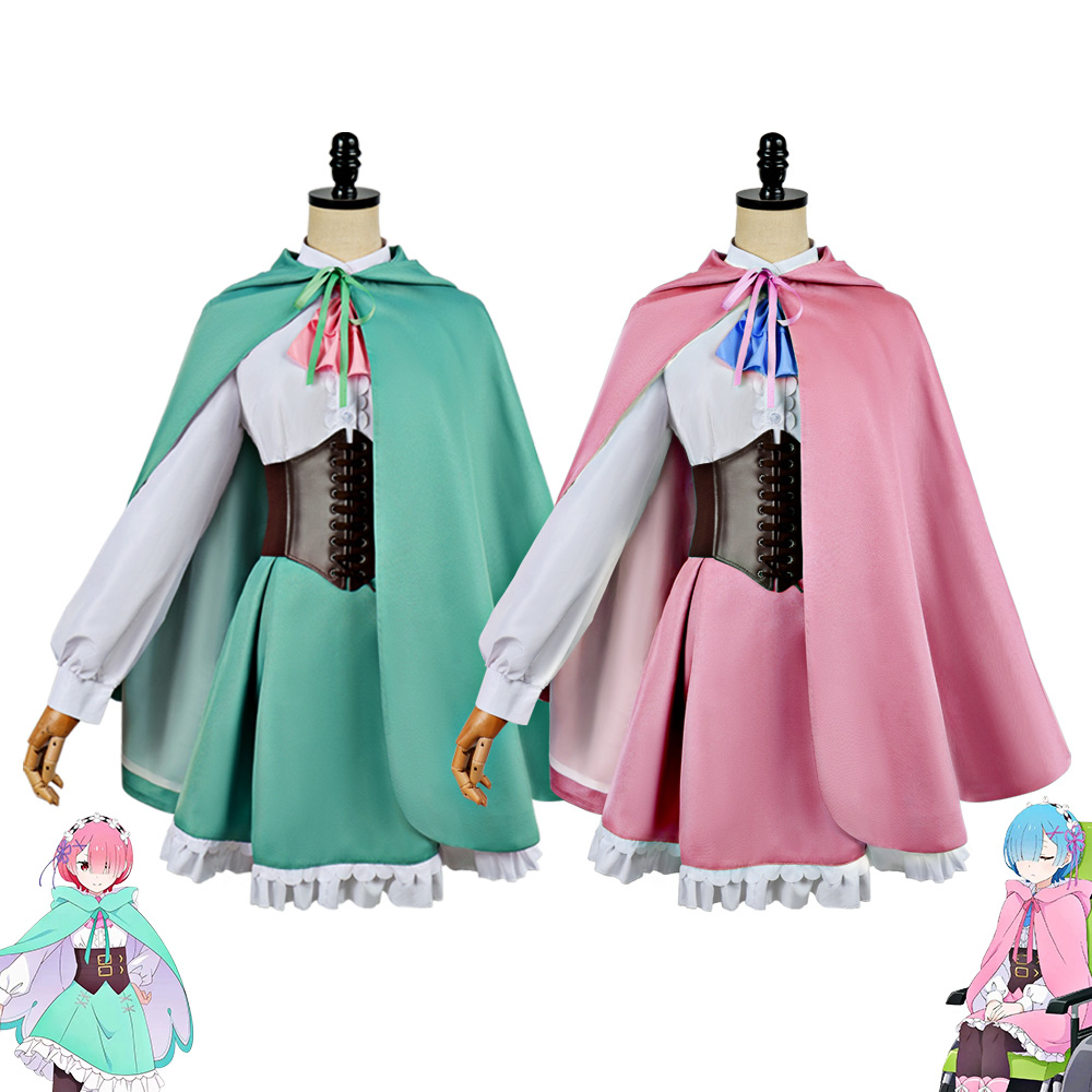 Anime Re:Zero Rem Ram Cosplay  - Anime Cosplay Re Zero incelemesi ve fiyatı