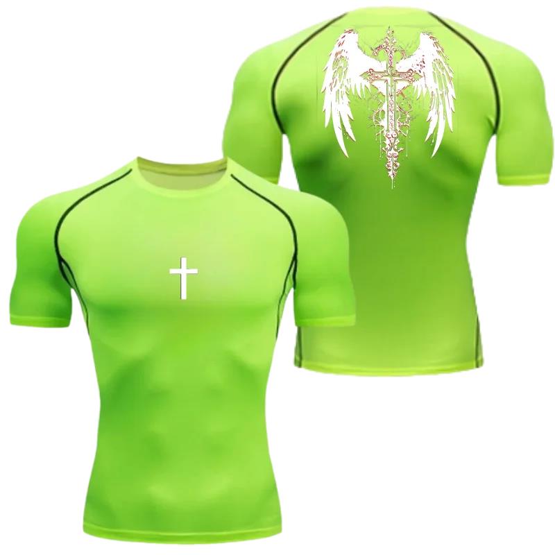 Men's Cross Wing Print Compres - Black Clover Grimoire incelemesi ve fiyatı