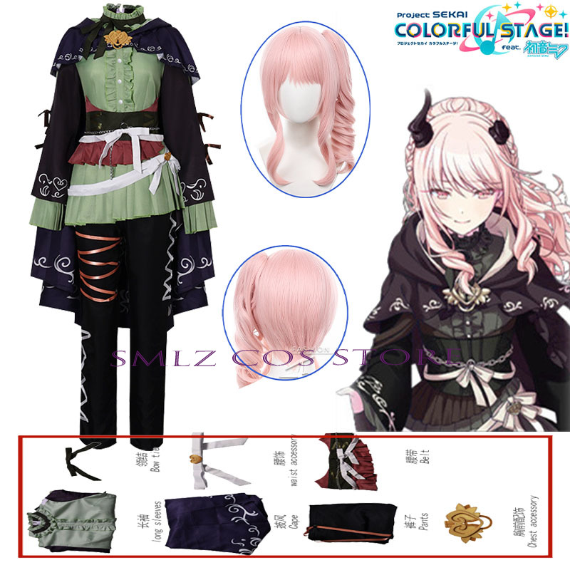 Anime PJSK Hermit Akiyama Mizu - Anime Cosplay Outfits For Women incelemesi ve fiyatı