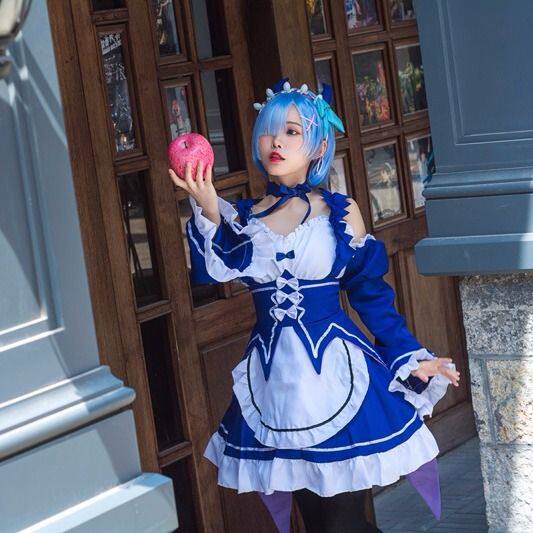 Anime Re Zero Rem Cosplay Cost - Anime Cosplay Re Zero incelemesi ve fiyatı