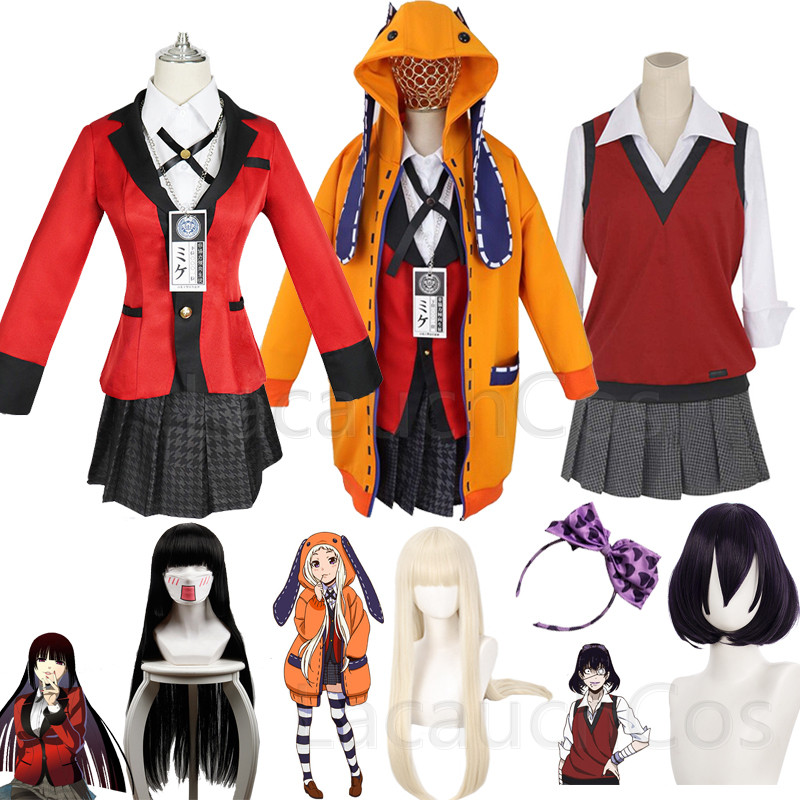 Jabami Yumeko Cosplay Compulsi - Anime Cosplay Yumeko incelemesi ve fiyatı