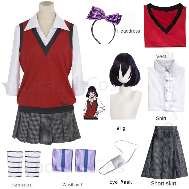 Jabami Yumeko Cosplay Compulsi - Anime Cosplay Yumeko incelemesi ve fiyatı